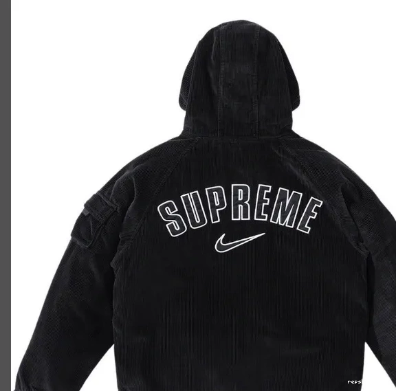 Hooded L Jacket Jacket Corduroy Black Arc Cotton Corduroy S M XL 0707